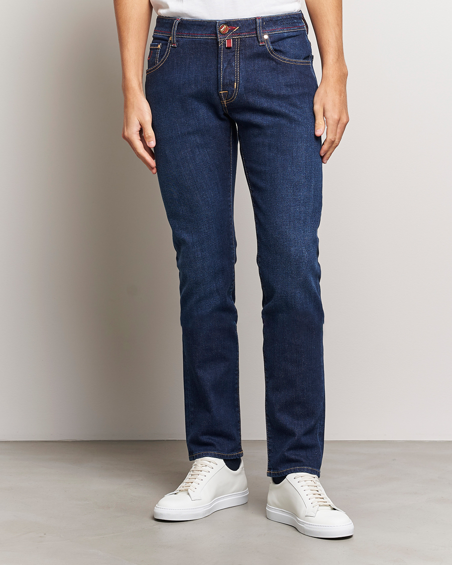 Men | Slim fit | Jacob Cohën | Nick Venice Slim Fit Stretch Jeans Dark Blue
