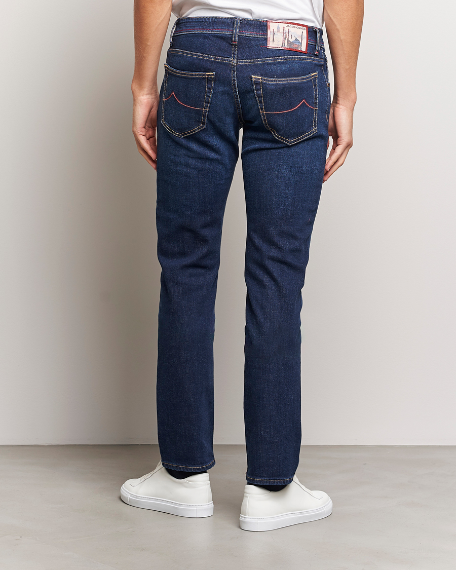 Men | Jeans | Jacob Cohën | Nick Venice Slim Fit Stretch Jeans Dark Blue