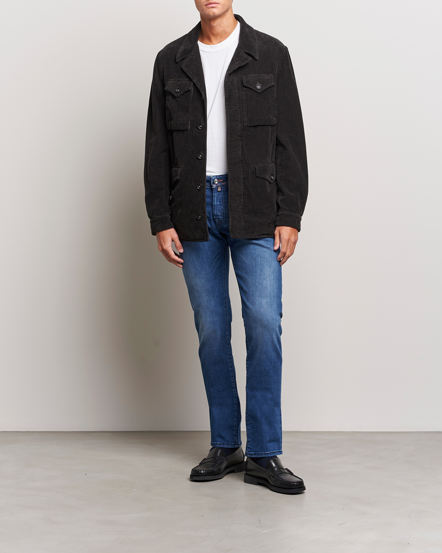 Men | Jeans | Jacob Cohën | Nick Limited Edition Slim Fit Jeans Mid Blue