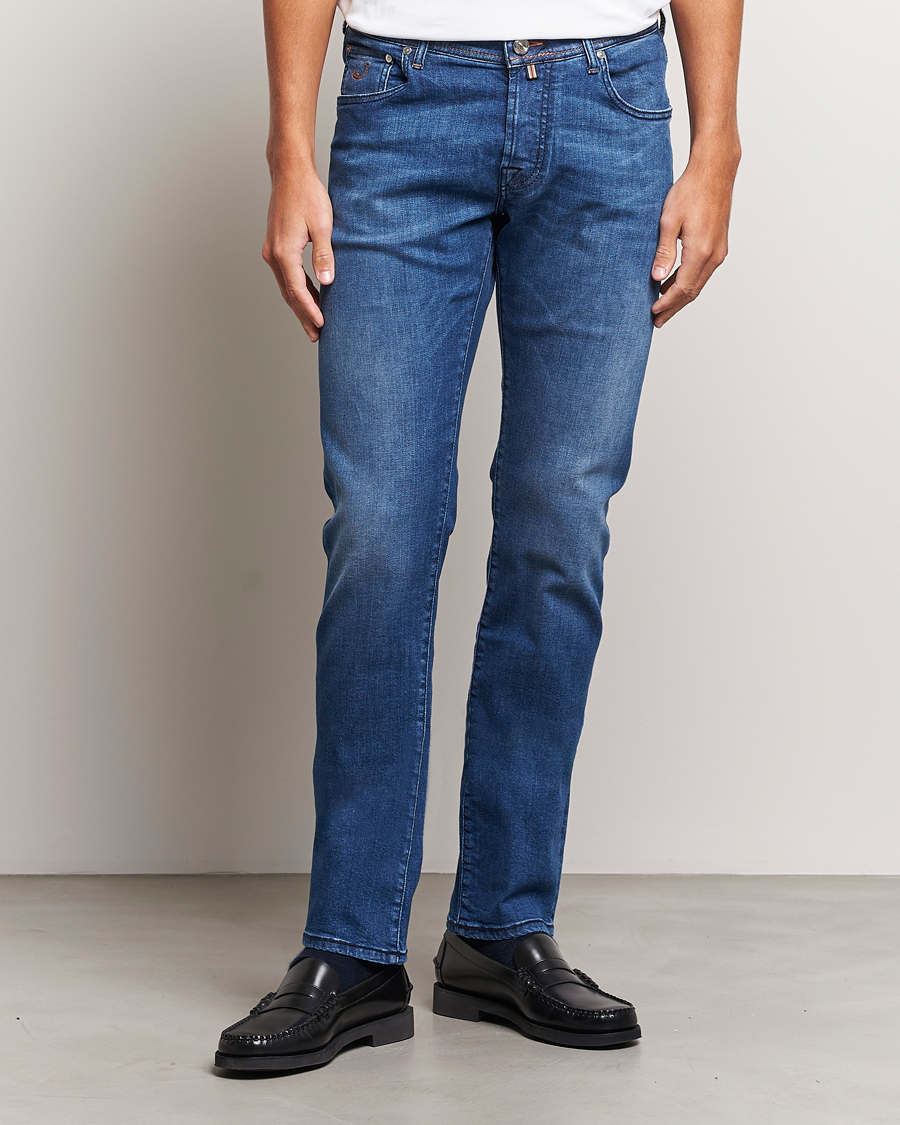 Men | Jacob Cohën | Jacob Cohën | Nick Limited Edition Slim Fit Jeans Mid Blue
