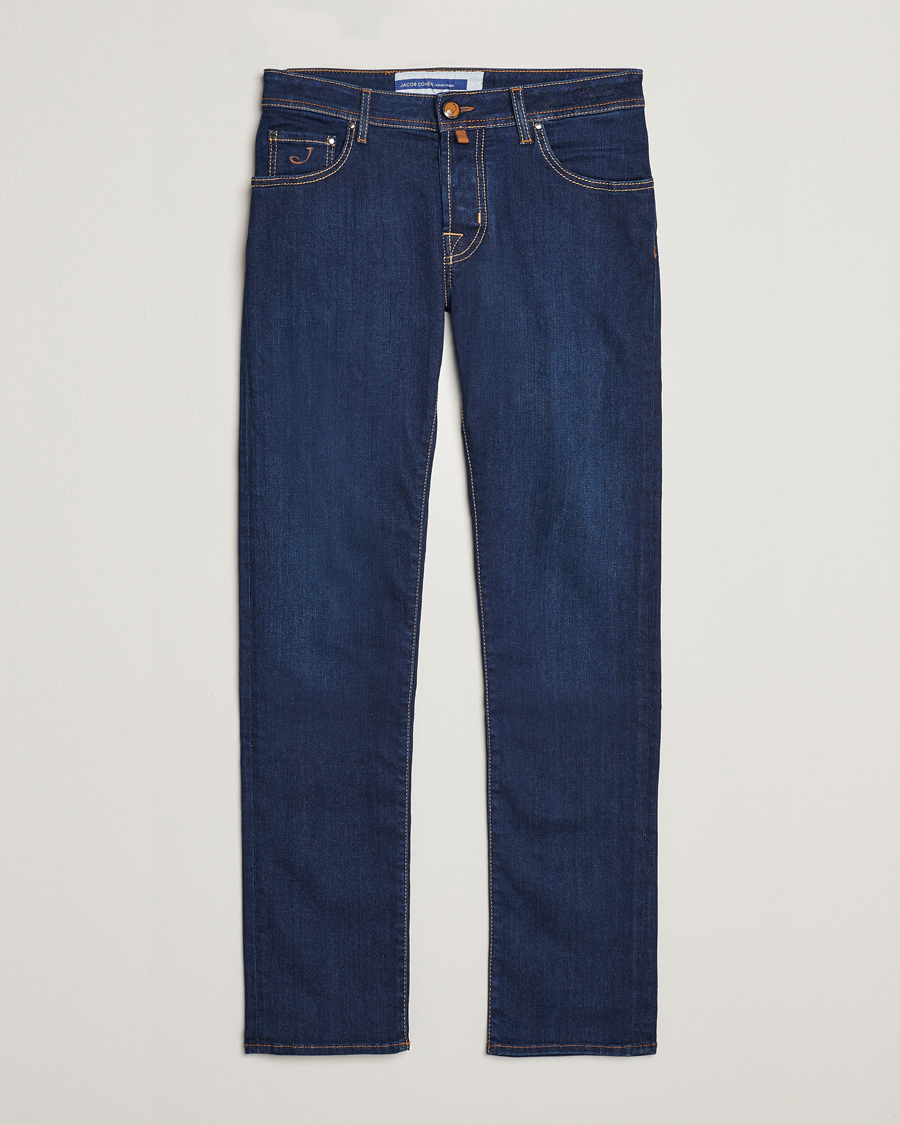 Men | Jeans | Jacob Cohën | Nick Slim Fit Stretch Jeans Mid Blue