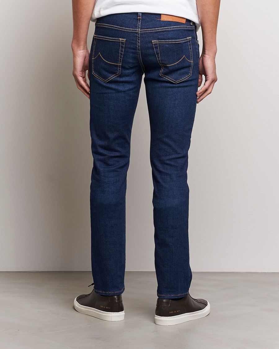 Men | Jeans | Jacob Cohën | Nick Slim Fit Stretch Jeans Mid Blue