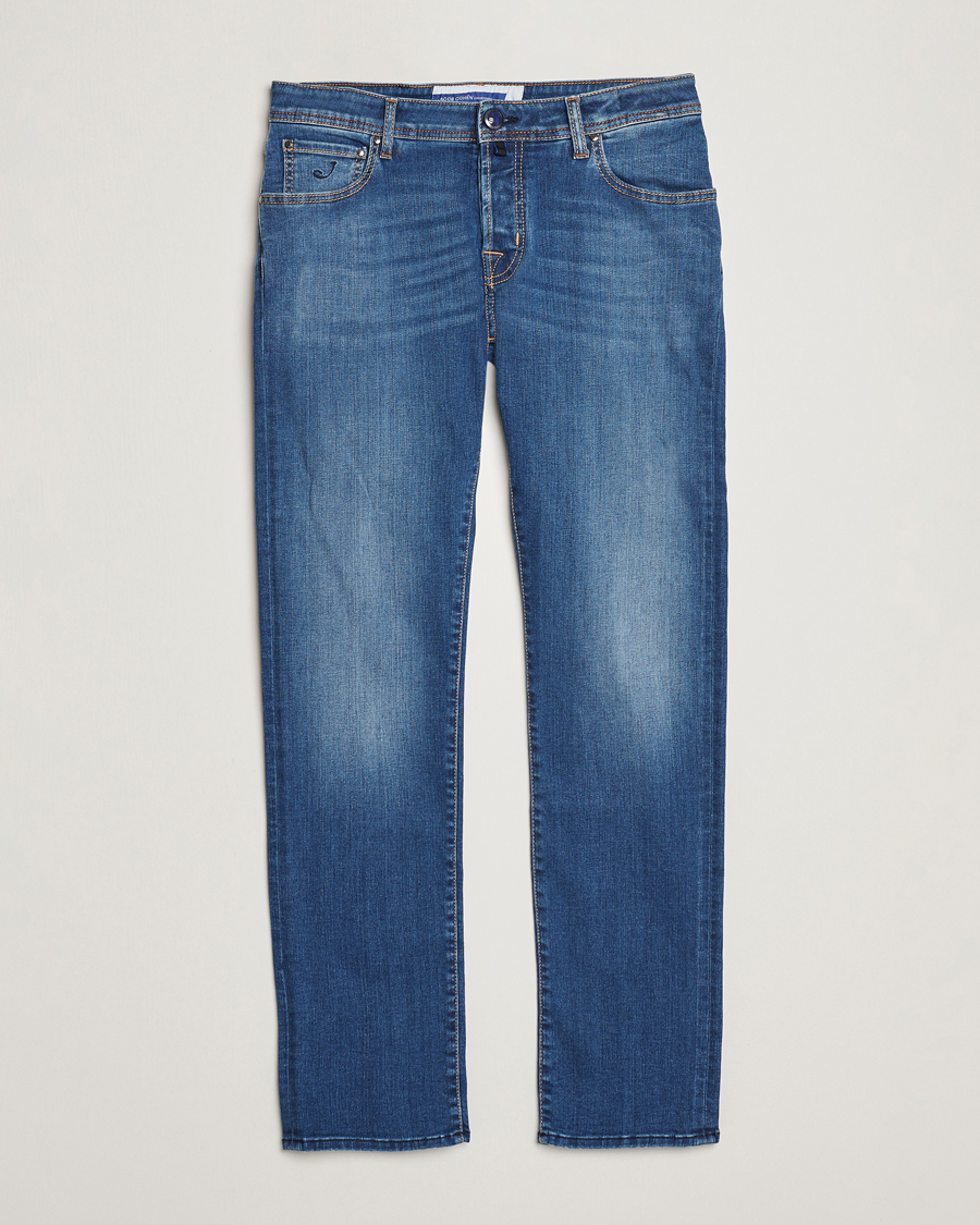 Men | Jeans | Jacob Cohën | Nick Slim Fit Stretch Jeans Blue