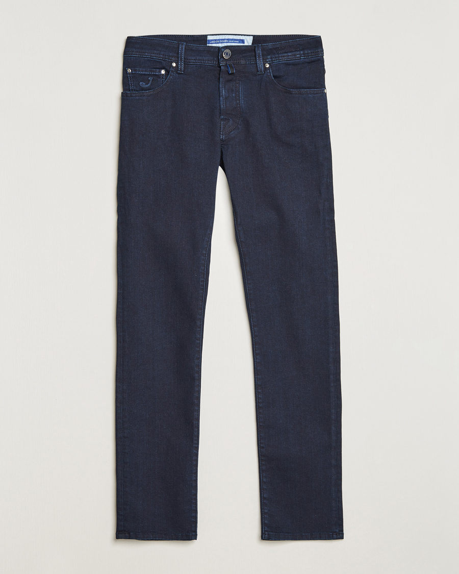 Men | Jeans | Jacob Cohën | Nick Slim Fit Stretch Jeans Blue Black