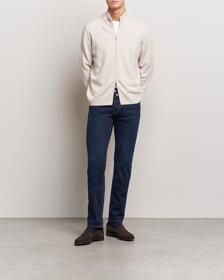 Men | Jeans | Jacob Cohën | Nick Slim Fit Stretch Jeans Dark Blue