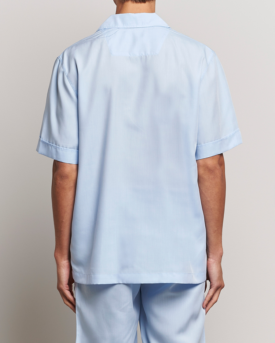 Men | Pyjamas & Robes | CDLP | Short Sleeve Pyjama Shirt Sky Blue