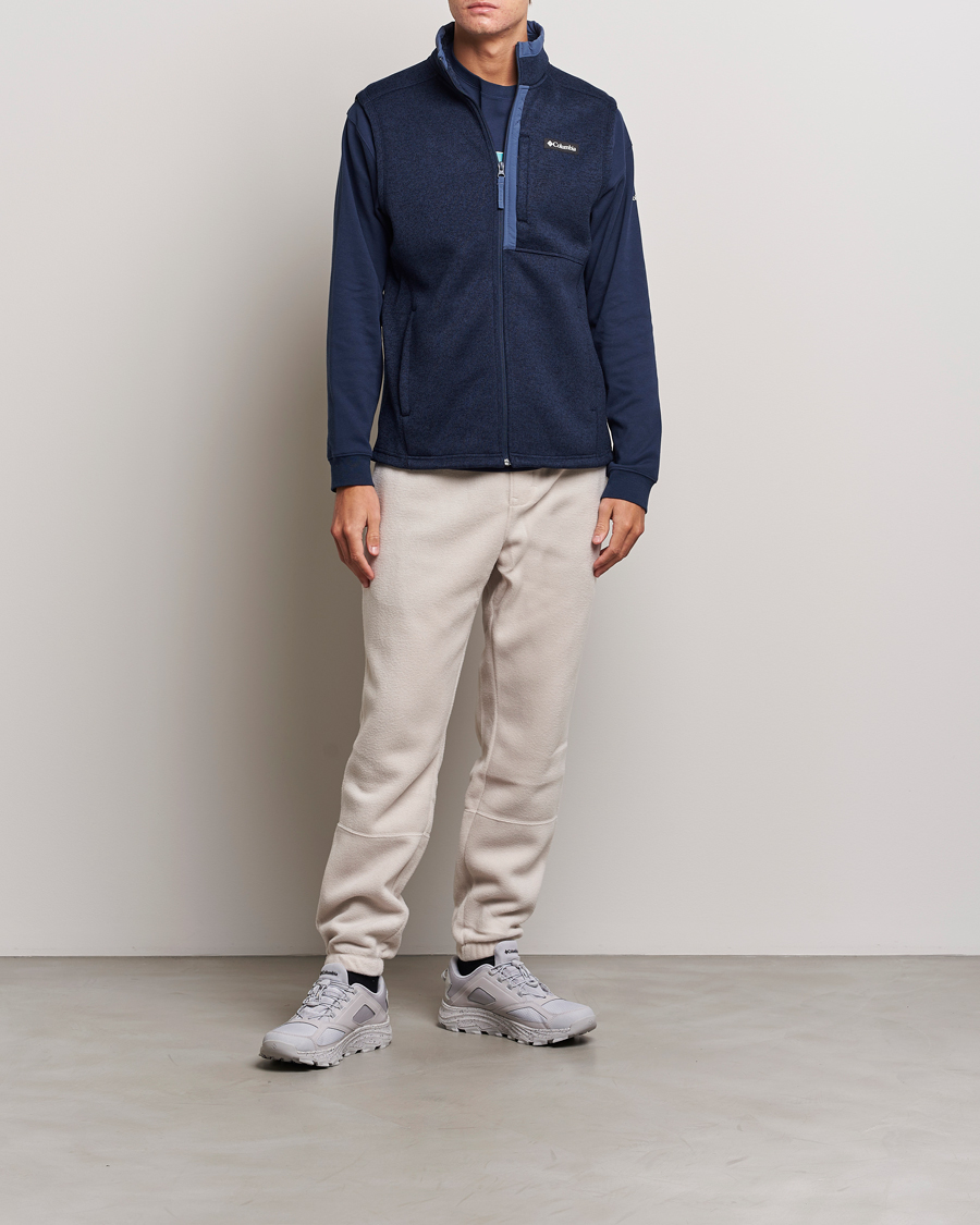 Men | Sweaters & Knitwear | Columbia | Sweater Weather Fleece Vest Navy Heather