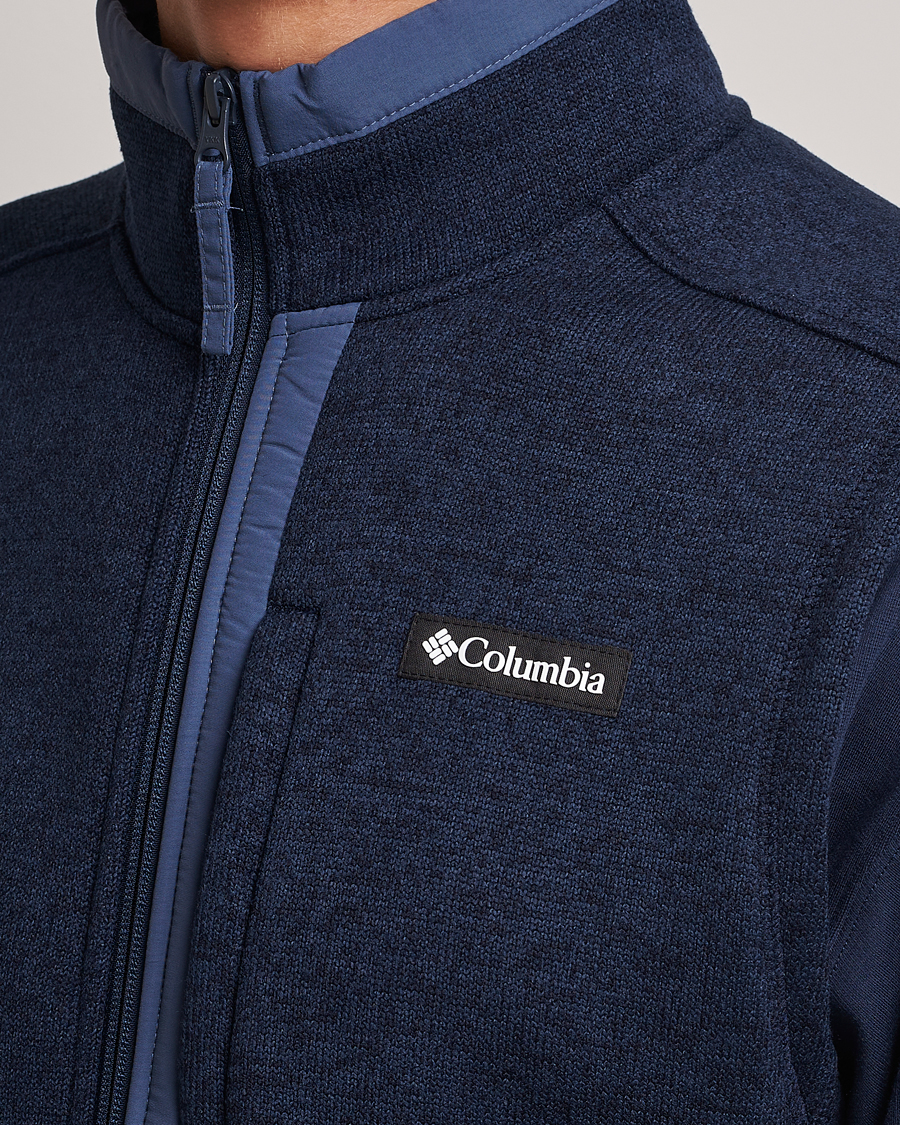 Men | Sweaters & Knitwear | Columbia | Sweater Weather Fleece Vest Navy Heather