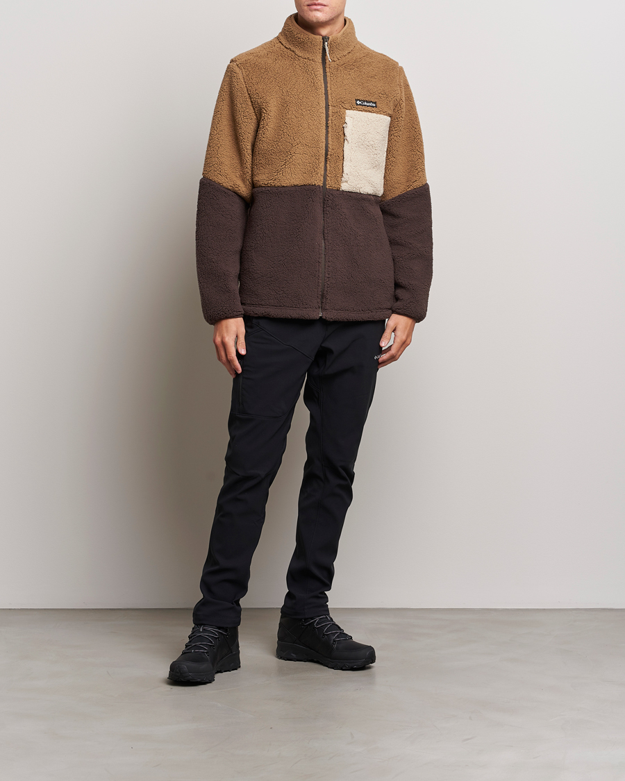 Men | Sweaters & Knitwear | Columbia | Mountainside Heavyweight Full Zip Fleece  Delta/Cordovan