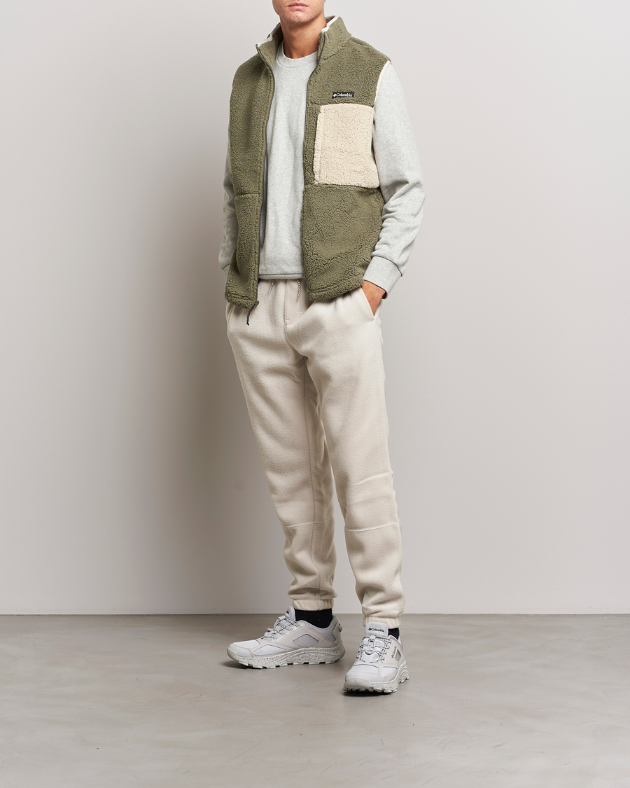 Men | Sweaters & Knitwear | Columbia | Mountainside Heavyweight Fleece Vest Stone Green