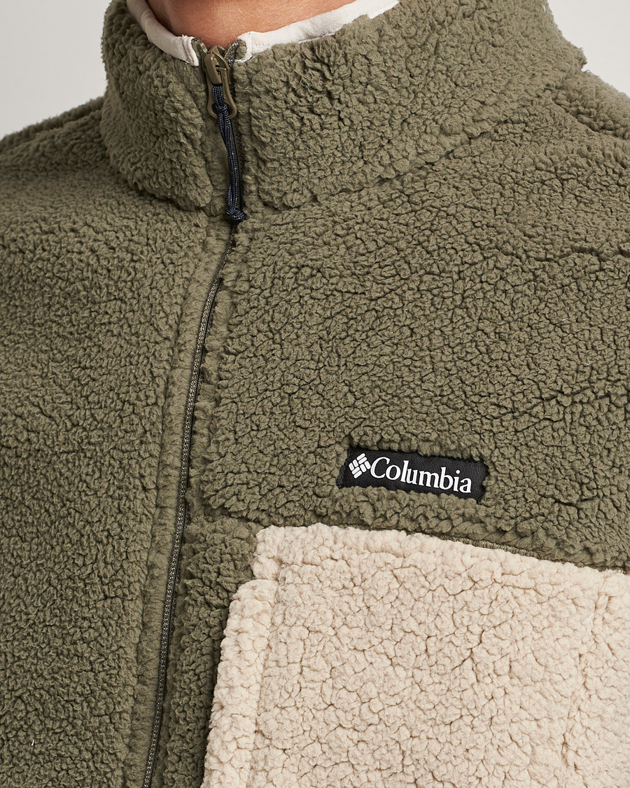 Men | Sweaters & Knitwear | Columbia | Mountainside Heavyweight Fleece Vest Stone Green