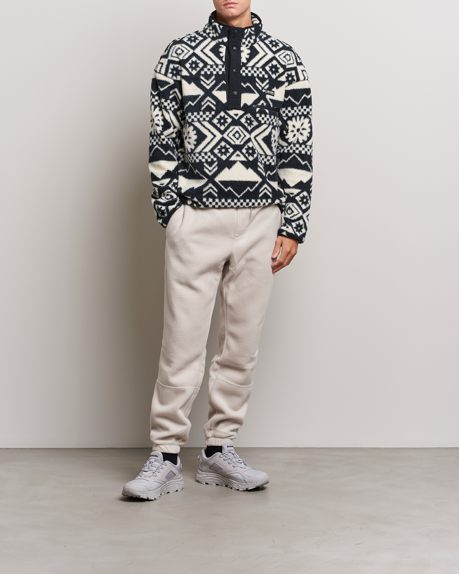 Men | Sweaters & Knitwear | Columbia | Helvetia Half Snap Fleece Black Checkered