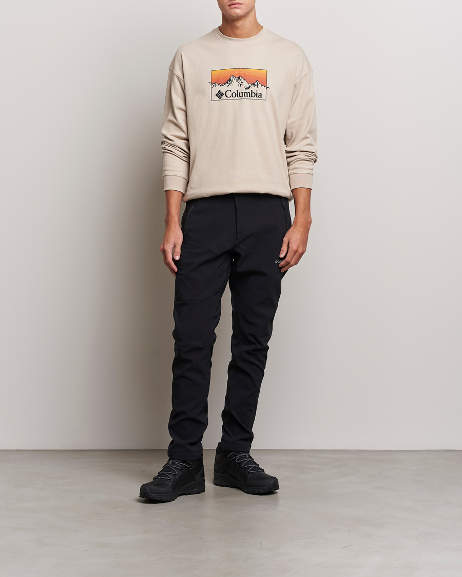 Men | T-Shirts | Columbia | Duxbery Relaxed Long Sleeve T-Shirt Ancient Fossil