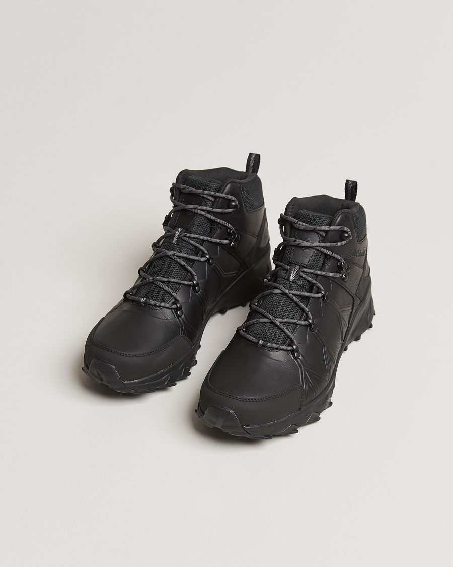 Men | Hiking Boots | Columbia | Peakfreak II Mid Outdry Leather Sneaker Black