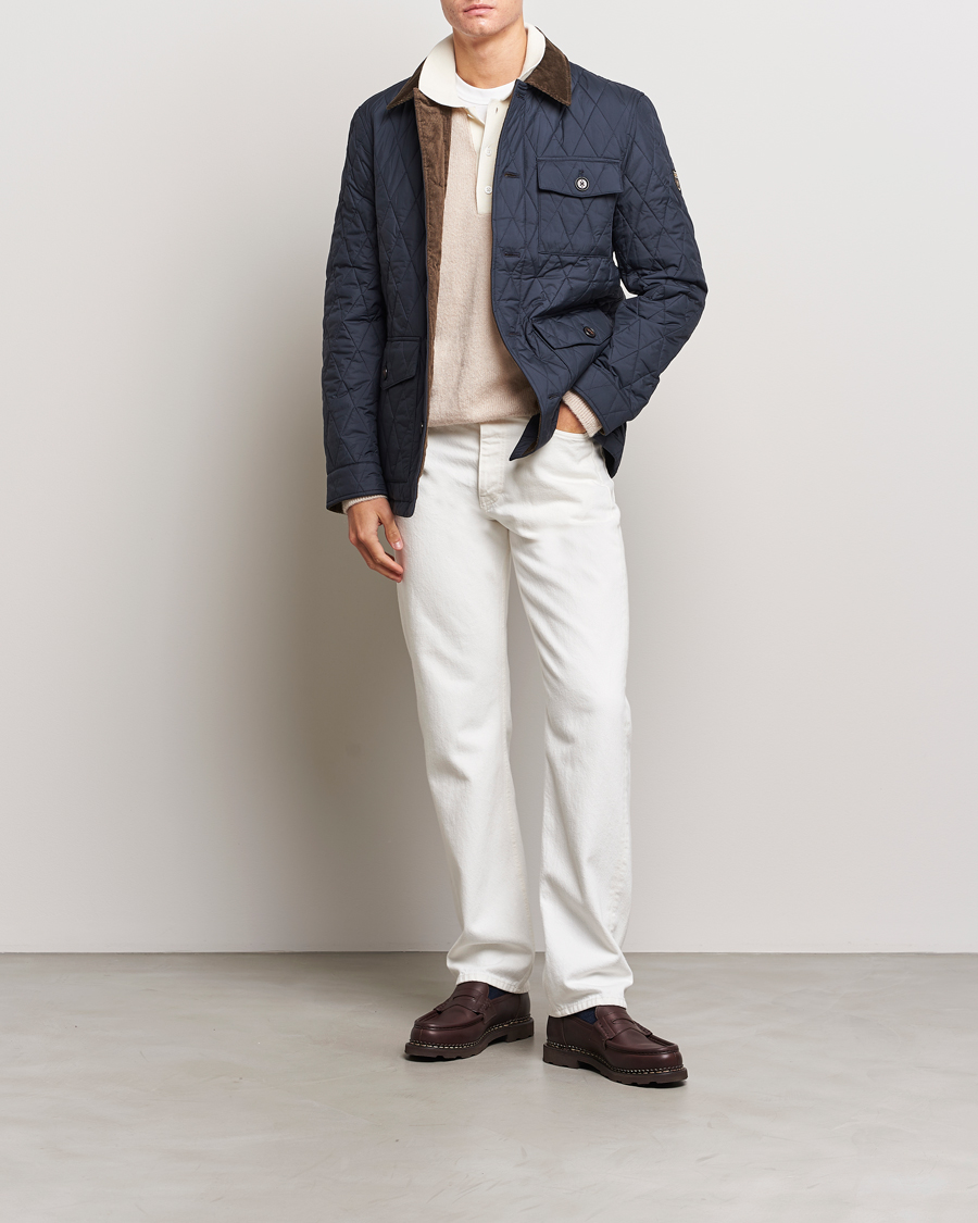 Men | Coats & Jackets | Morris | Thornhill Quilted Jacket Navy