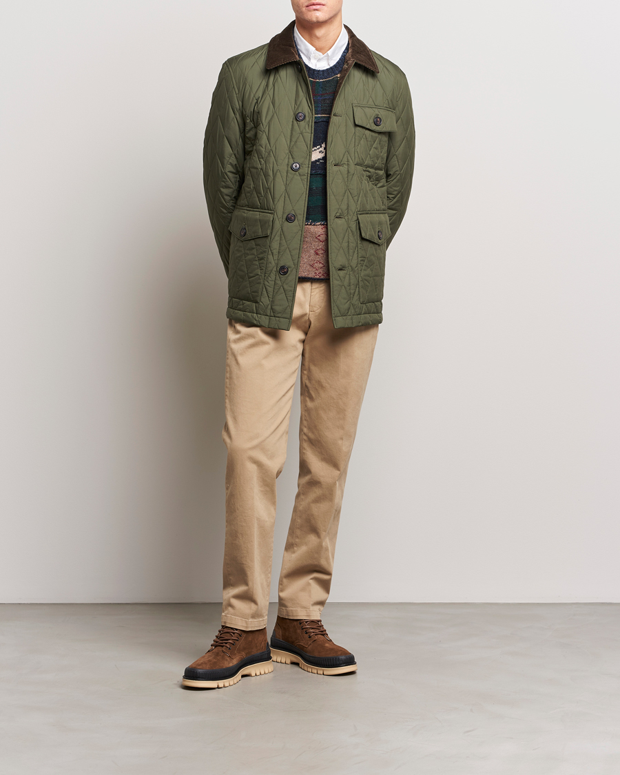 Men | Coats & Jackets | Morris | Thornhill Quilted Jacket Olive