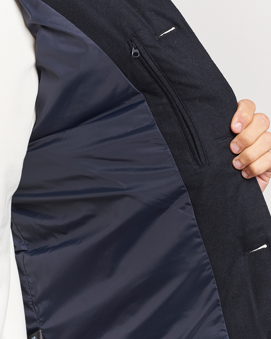 Men | Coats & Jackets | Morris | Alston Wool Flanell Vest Blue