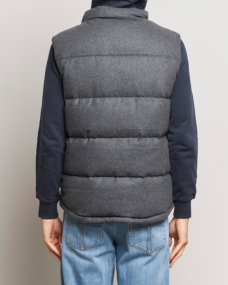 Men | Coats & Jackets | Morris | Alston Wool Flanell Vest Grey