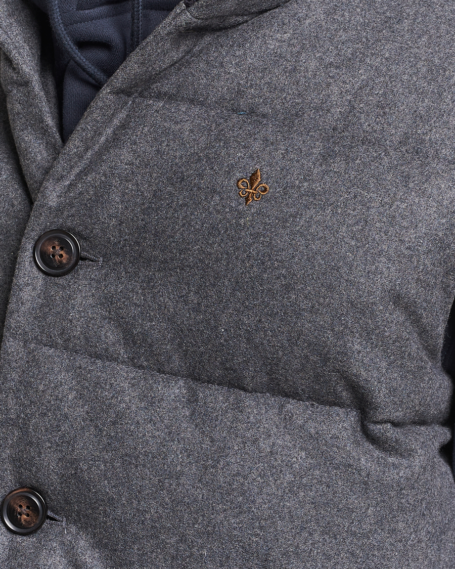 Men | Coats & Jackets | Morris | Alston Wool Flanell Vest Grey