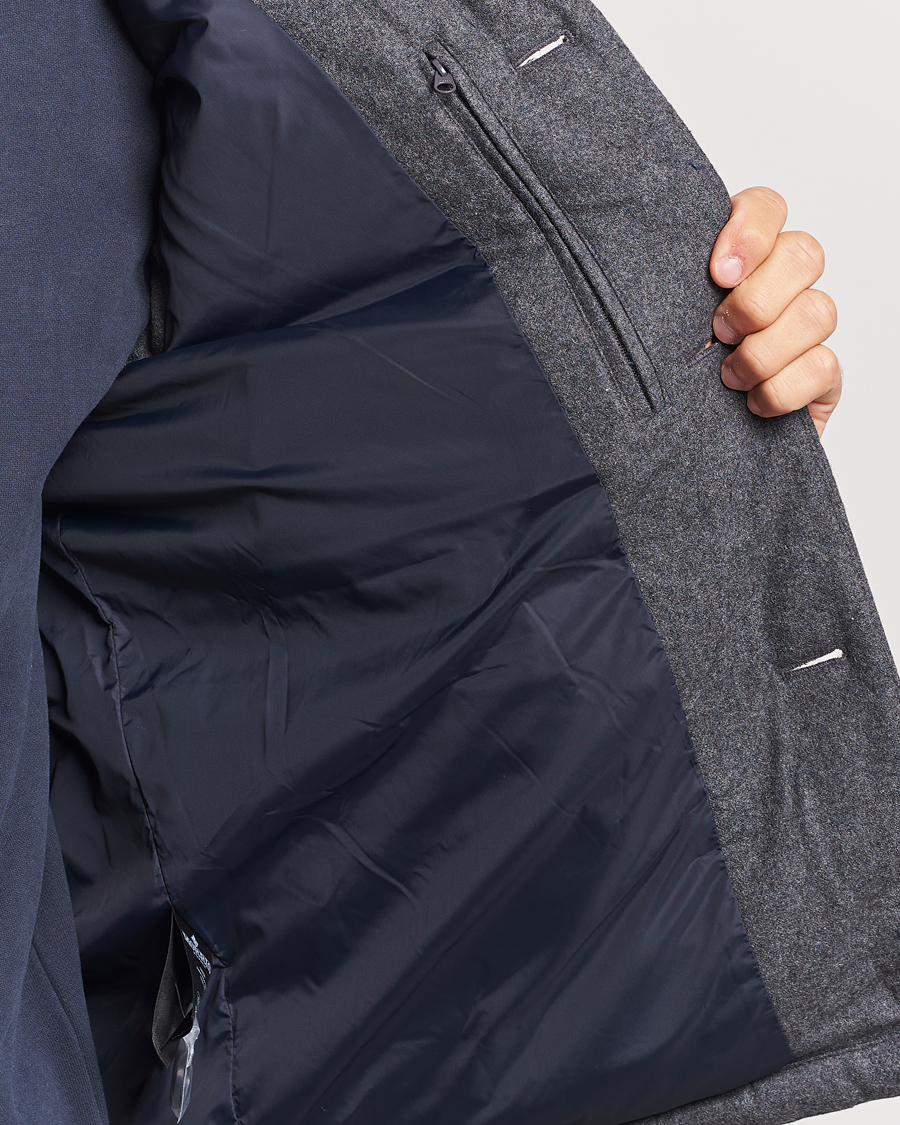 Men | Coats & Jackets | Morris | Alston Wool Flanell Vest Grey