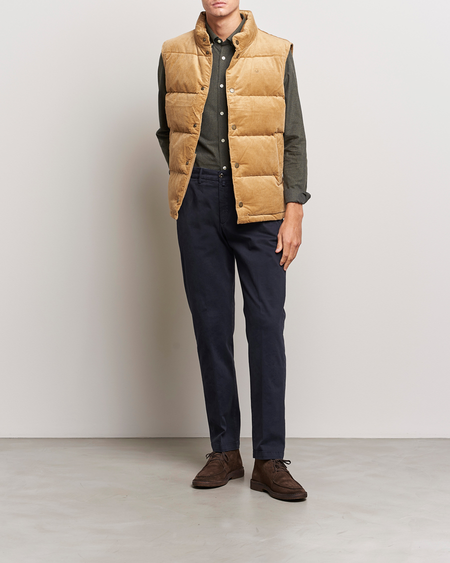 Men | Coats & Jackets | Morris | Kirkby Cord Vest Beige