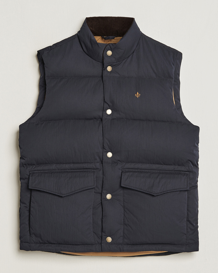 Men | Coats & Jackets | Morris | Lockley Down Vest Blue