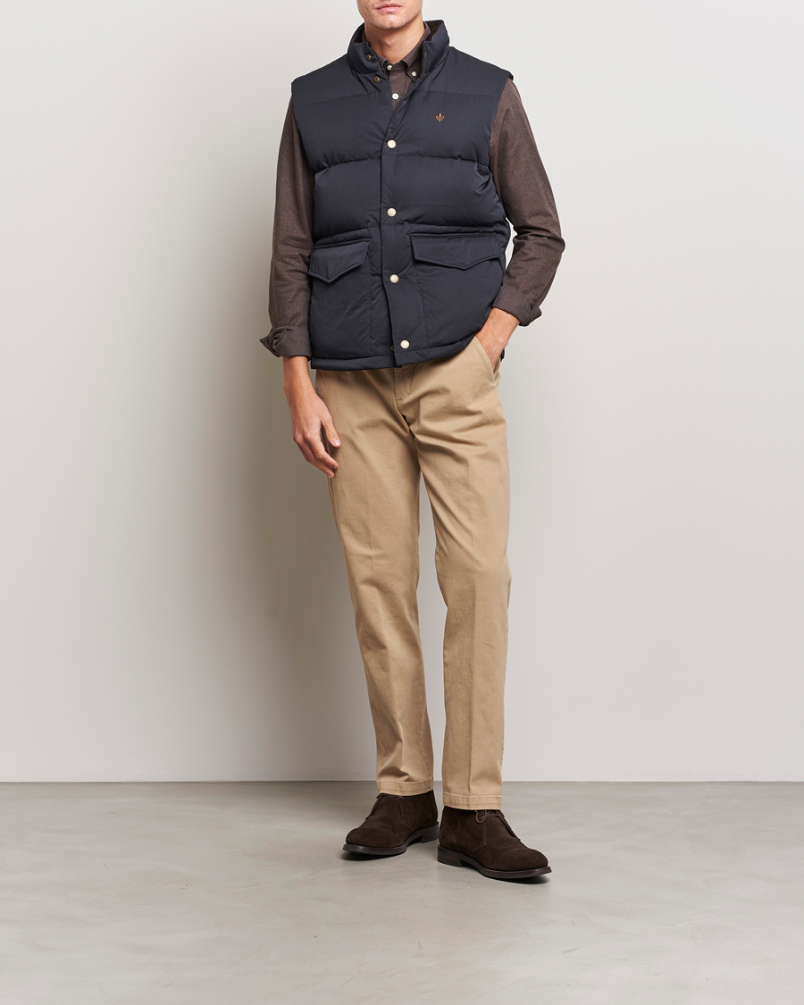 Men | Coats & Jackets | Morris | Lockley Down Vest Blue