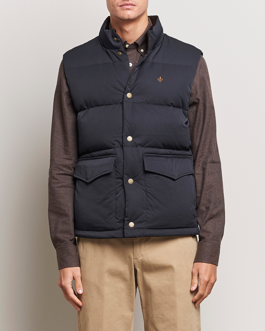 Men | Coats & Jackets | Morris | Lockley Down Vest Blue