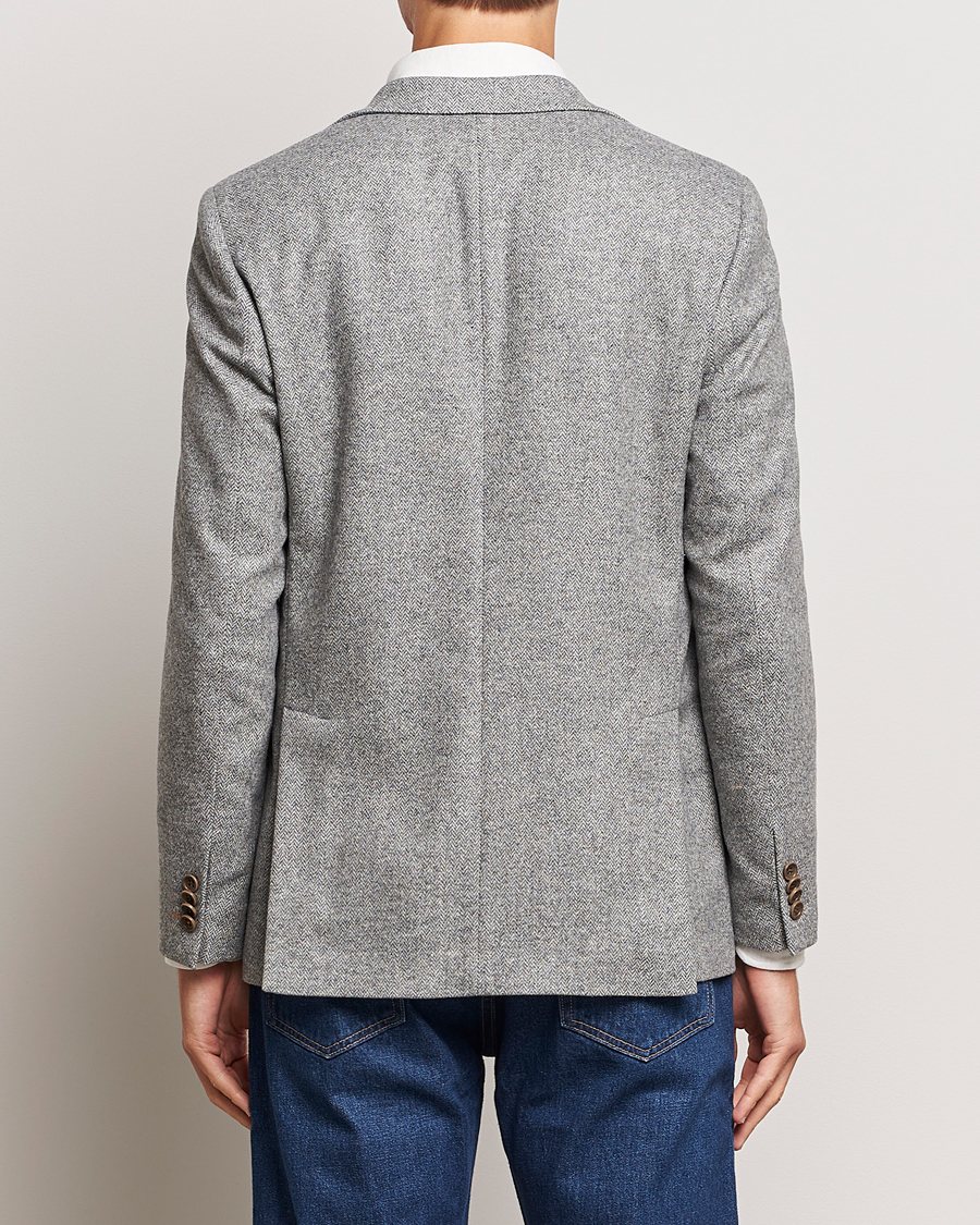 Men | Blazers | Morris | Archie Herringbone Blazer Grey
