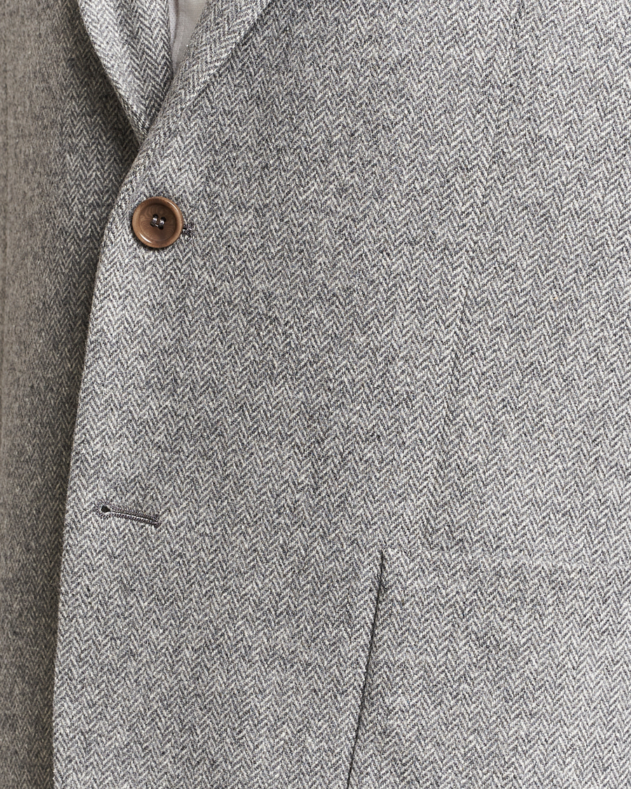 Men | Blazers | Morris | Archie Herringbone Blazer Grey