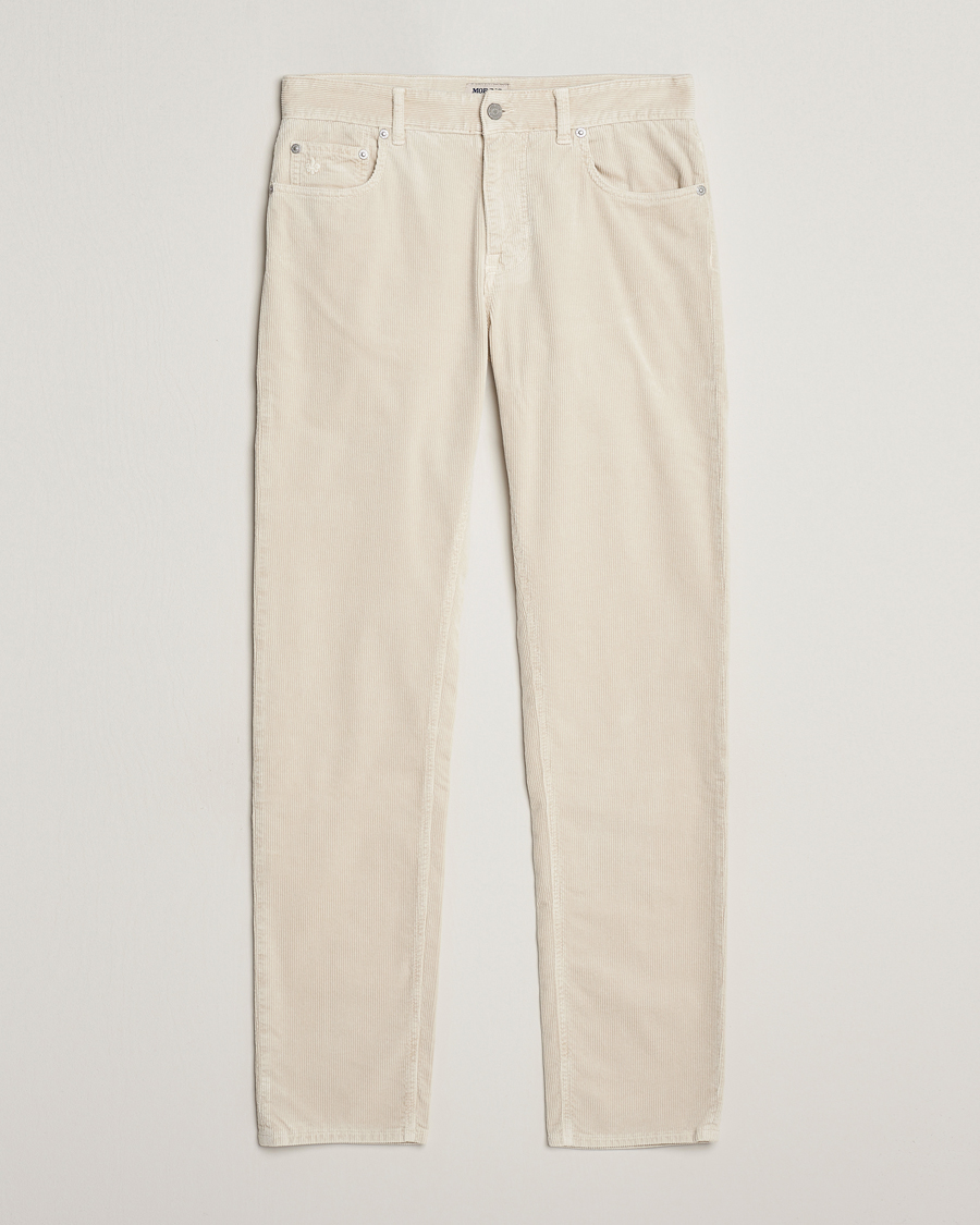 Men | Trousers | Morris | James Corduroy 5-Pocket Pant Off White