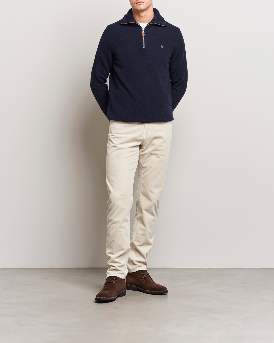 Men | Trousers | Morris | James Corduroy 5-Pocket Pant Off White