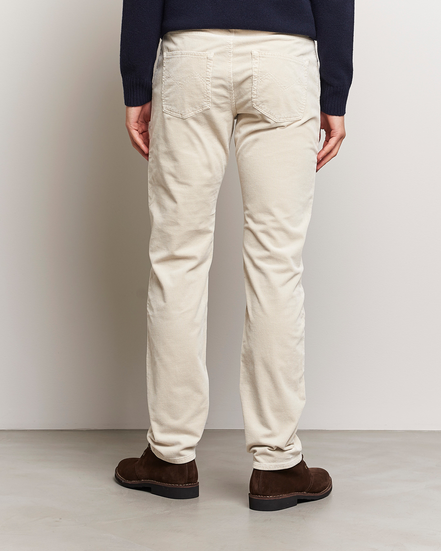 Men | Trousers | Morris | James Corduroy 5-Pocket Pant Off White