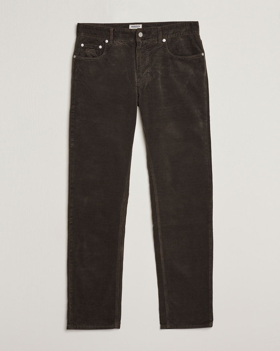 Men | Trousers | Morris | James Corduroy 5-Pocket Pant Dark Brown