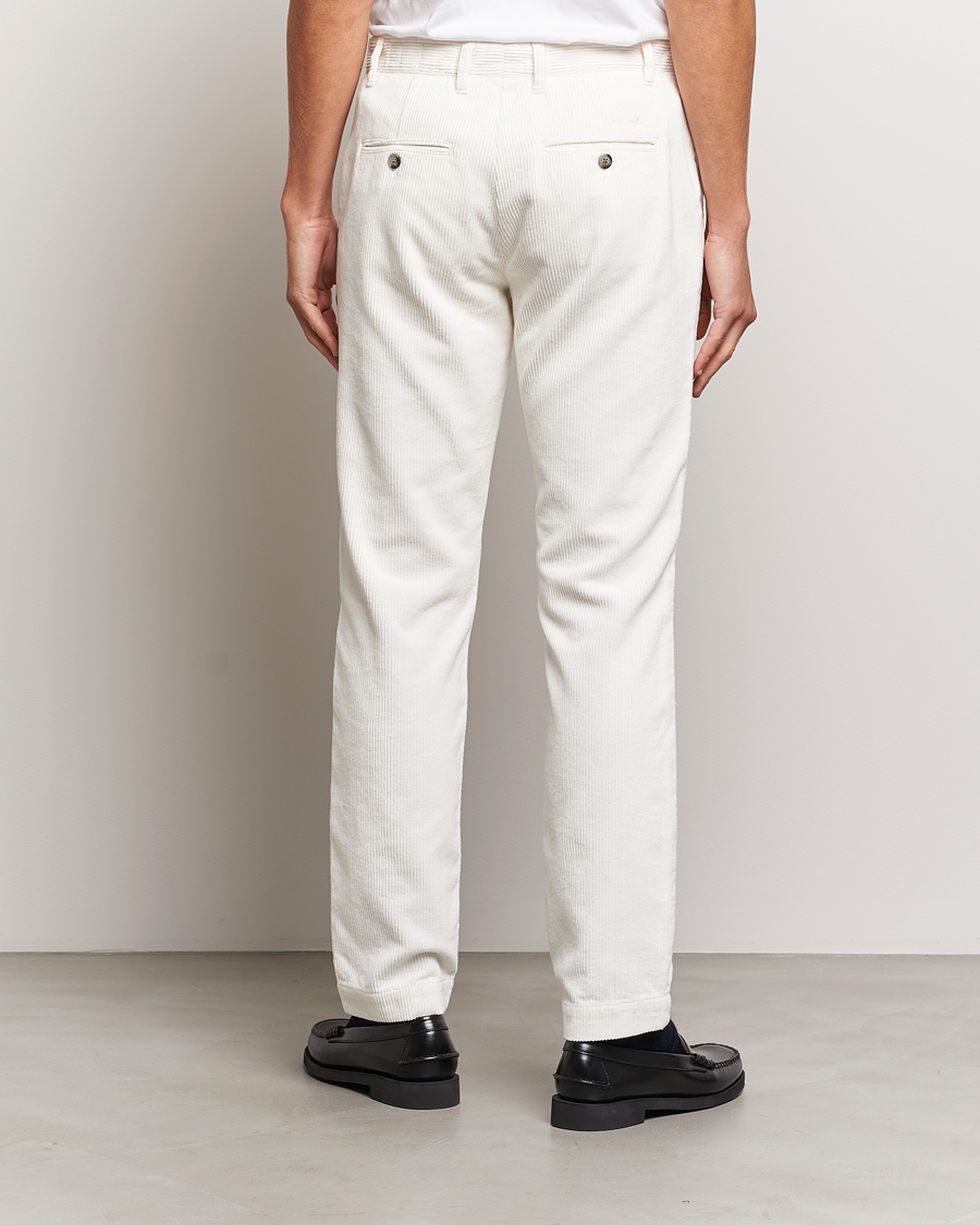 Men | Trousers | Morris | Jeffrey Corduroy Chinos Off White