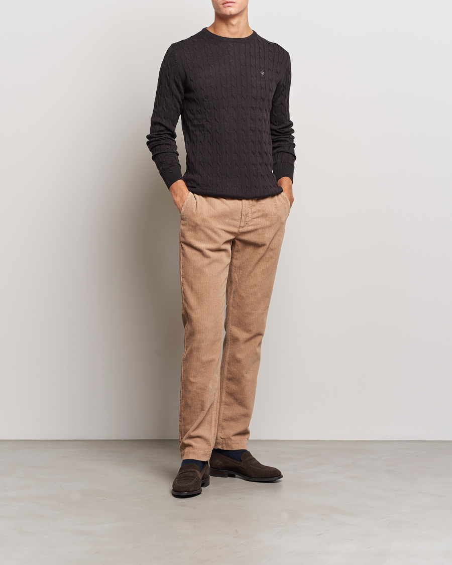 Men | Trousers | Morris | Jeffrey Corduroy Chinos Camel