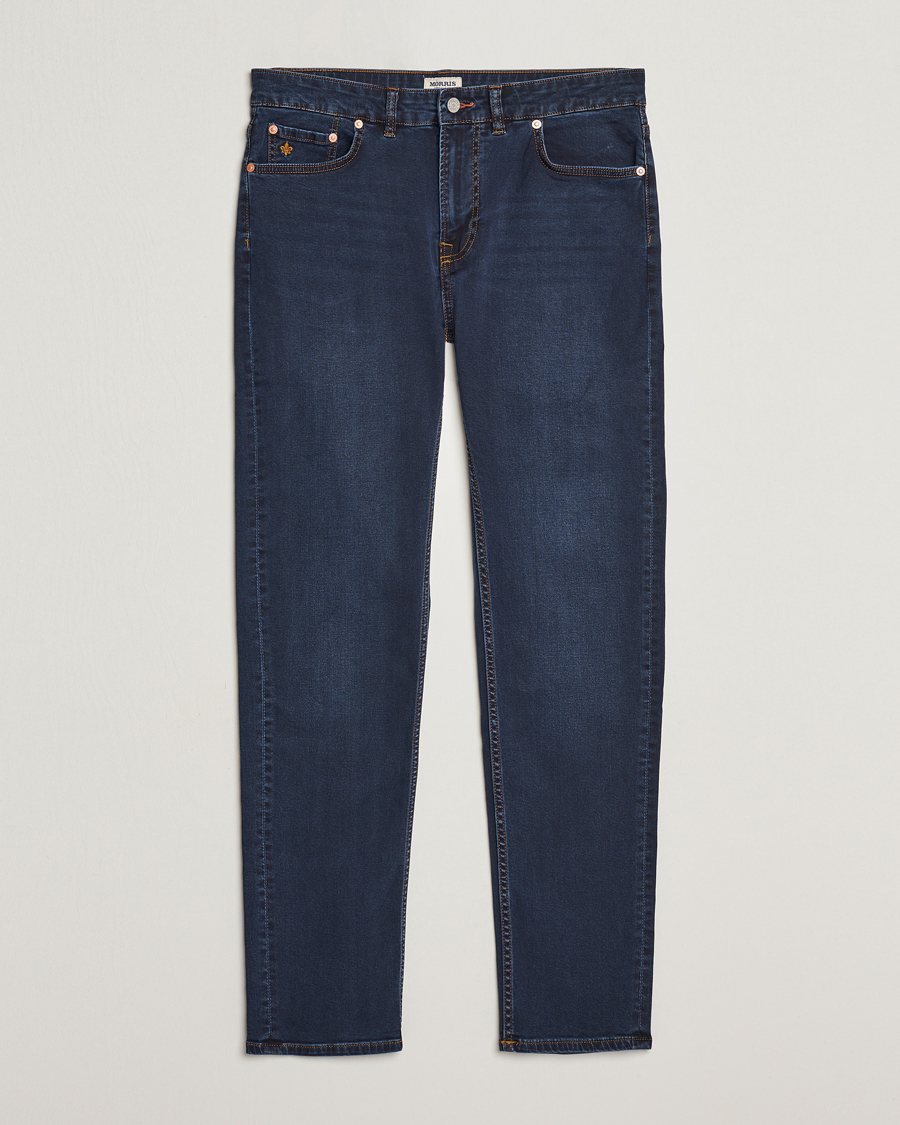 Men | Trousers | Morris | James Satin Jeans One Year Wash
