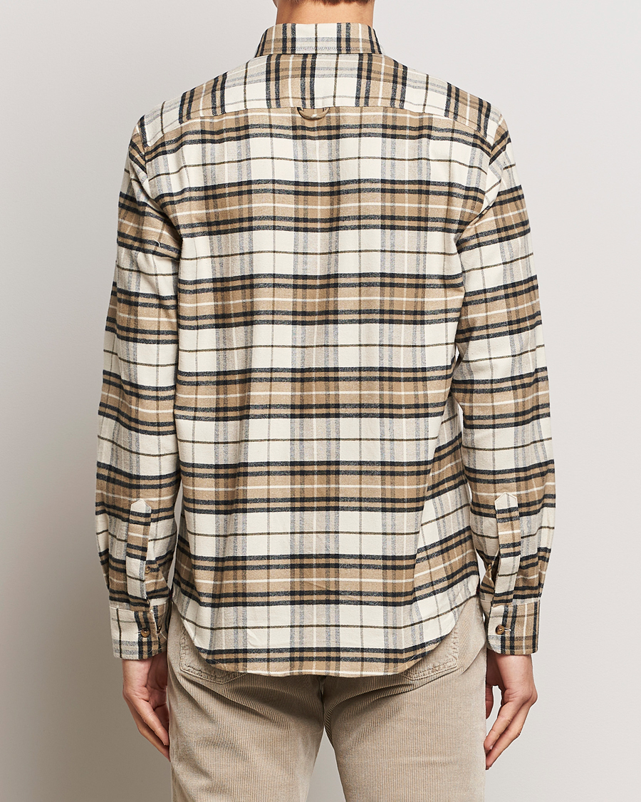 Men | Shirts | Morris | Flanell Big Check Shirt Off White