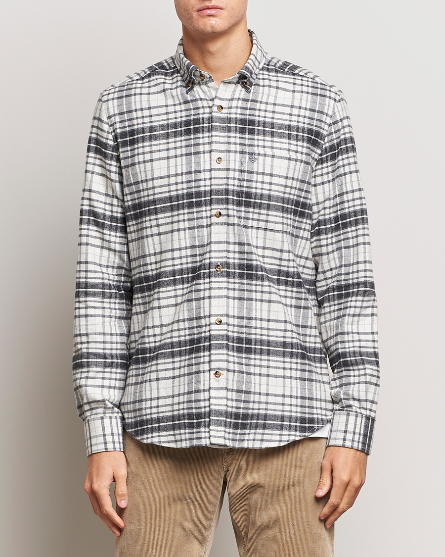Men | Shirts | Morris | Flanell Big Check Shirt Grey
