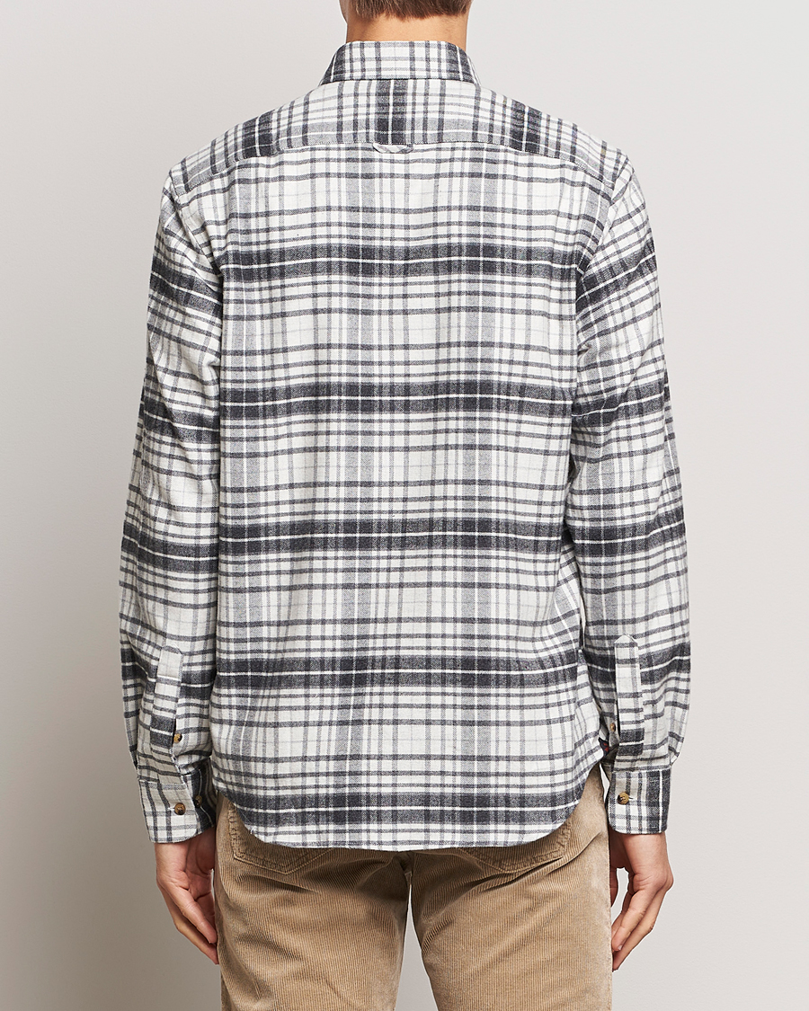 Men | Shirts | Morris | Flanell Big Check Shirt Grey