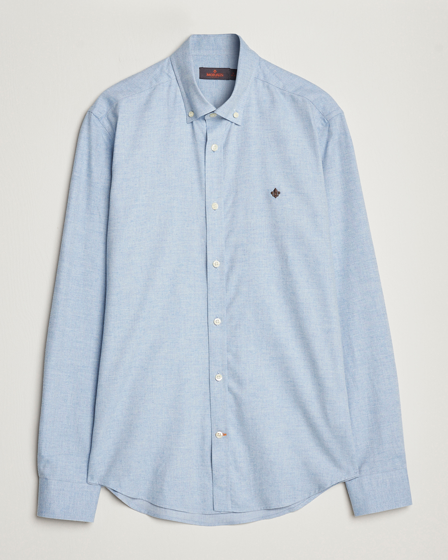 Men | Shirts | Morris | Watts Flanell Shirt Light Blue