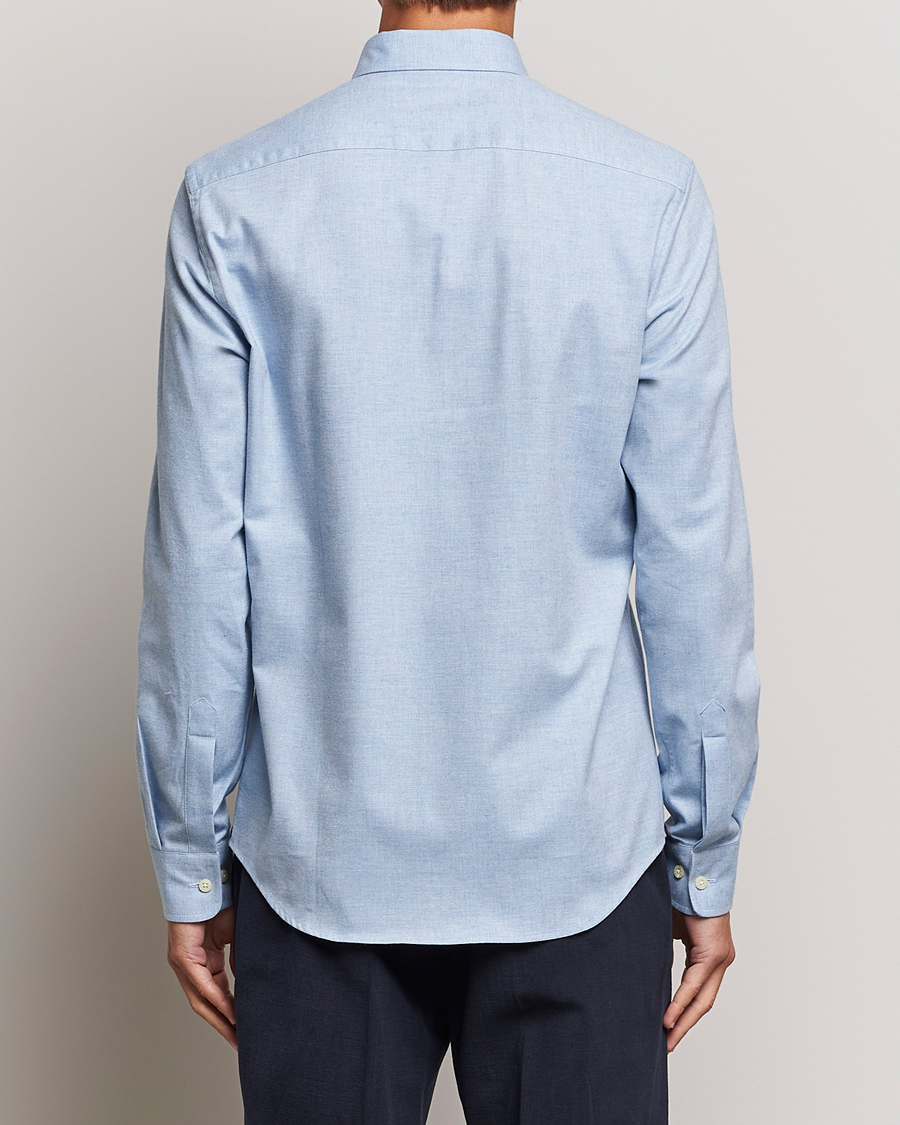 Men | Shirts | Morris | Watts Flanell Shirt Light Blue