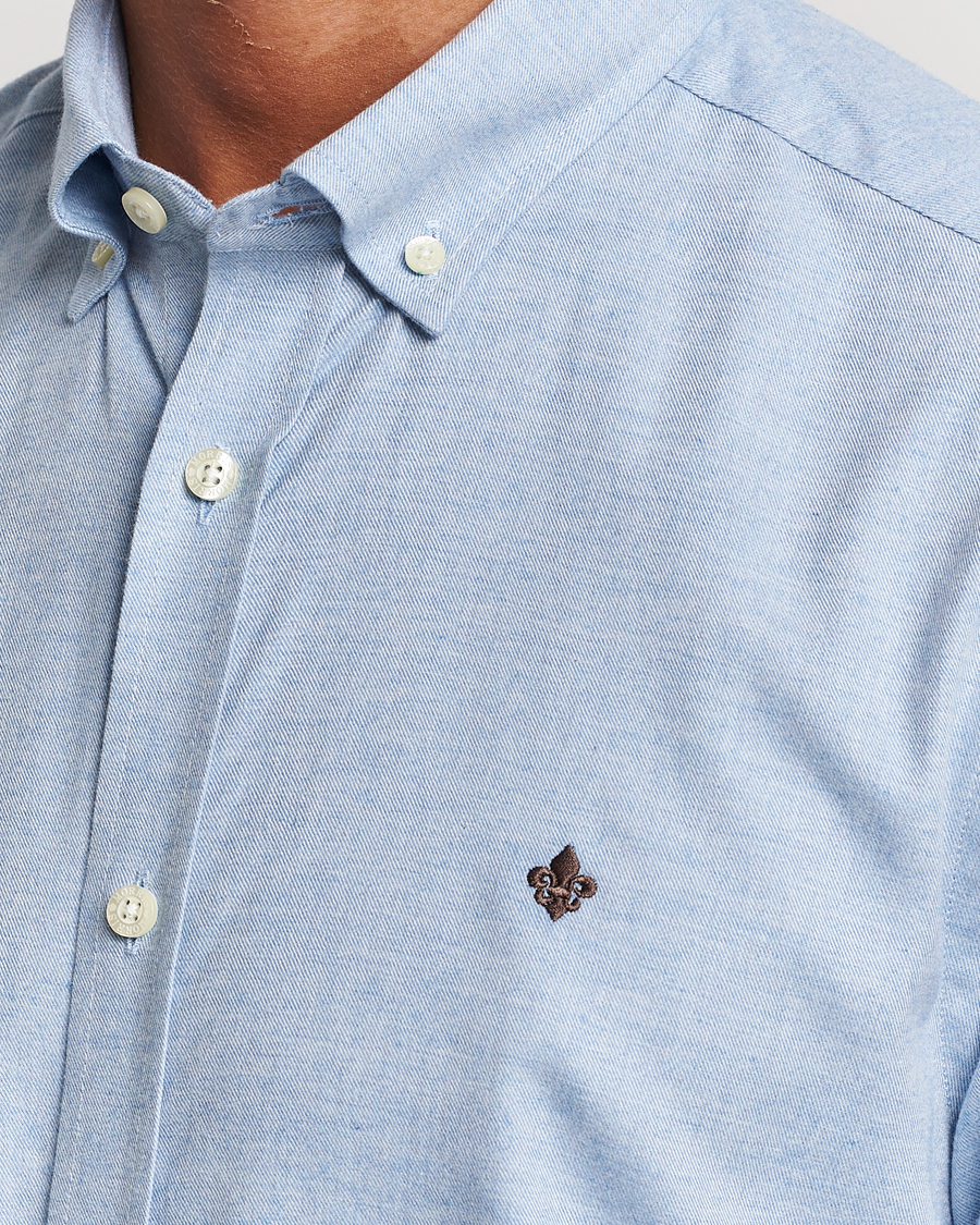 Men | Shirts | Morris | Watts Flanell Shirt Light Blue