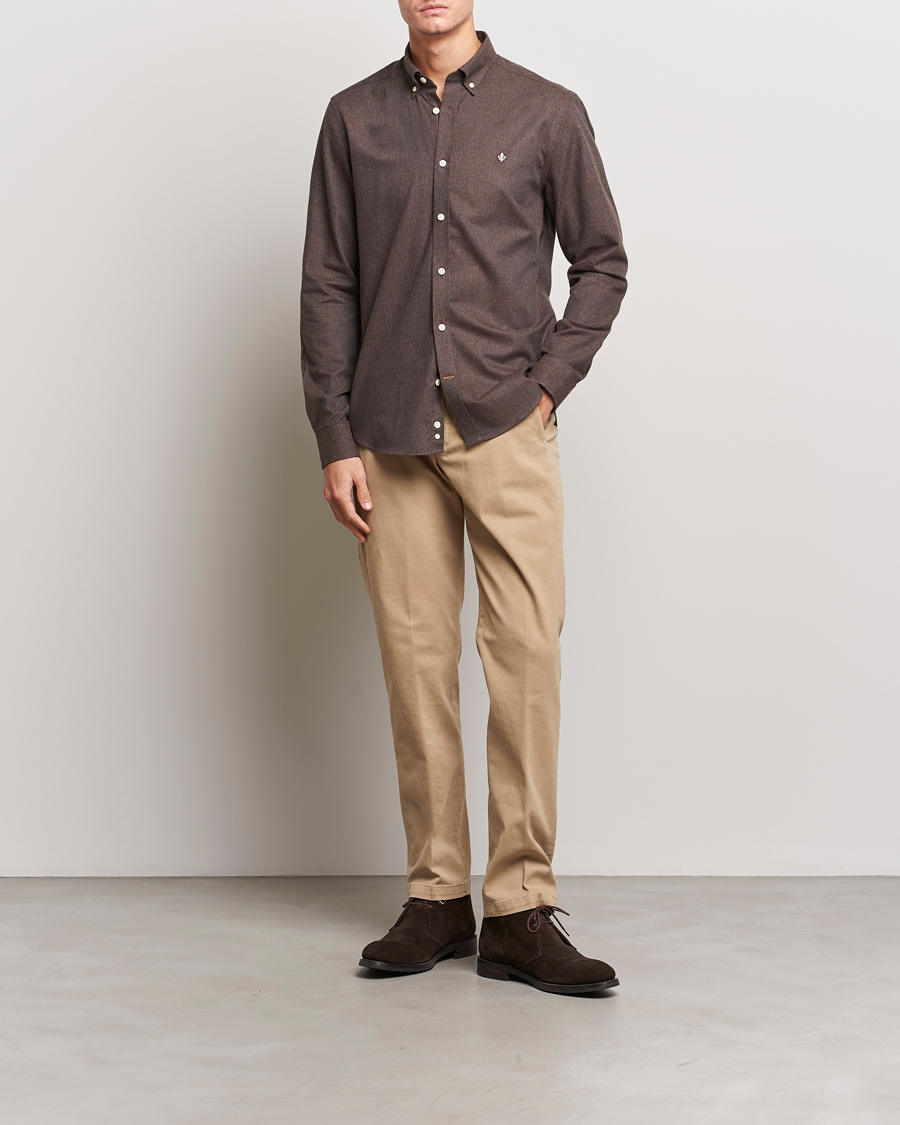 Men | Shirts | Morris | Watts Flanell Shirt Brown