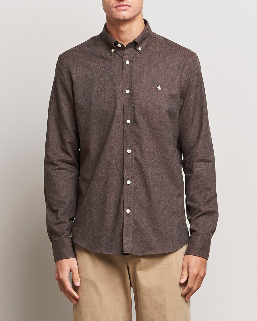 Men | Shirts | Morris | Watts Flanell Shirt Brown