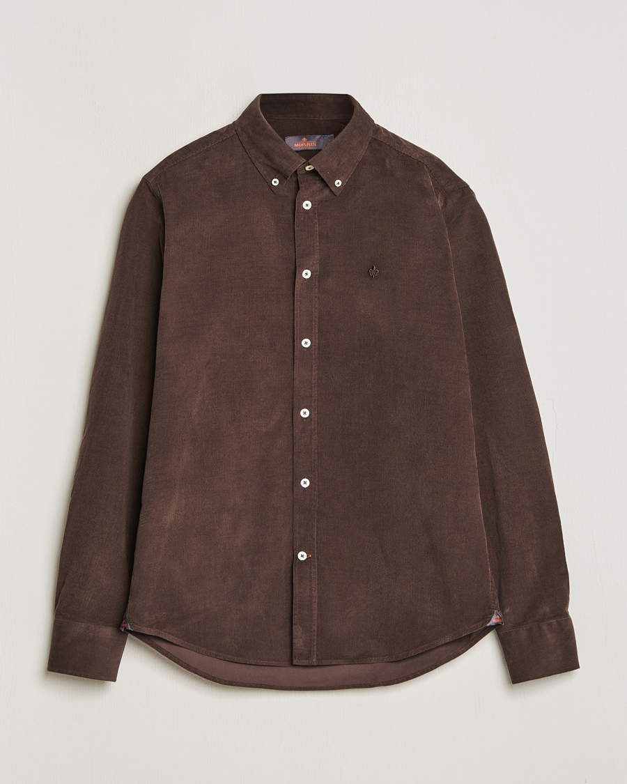 Men | Shirts | Morris | Douglas Corduroy Shirt Brown