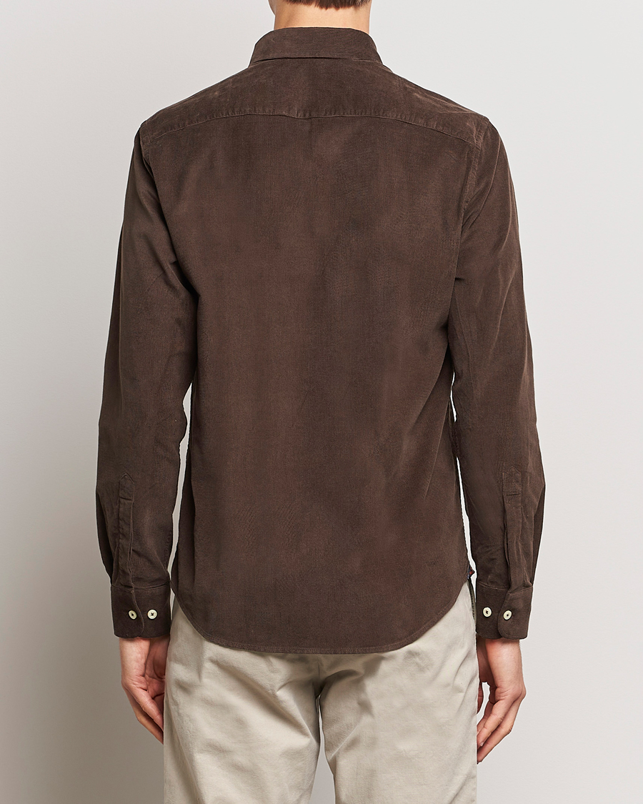 Men | Shirts | Morris | Douglas Corduroy Shirt Brown