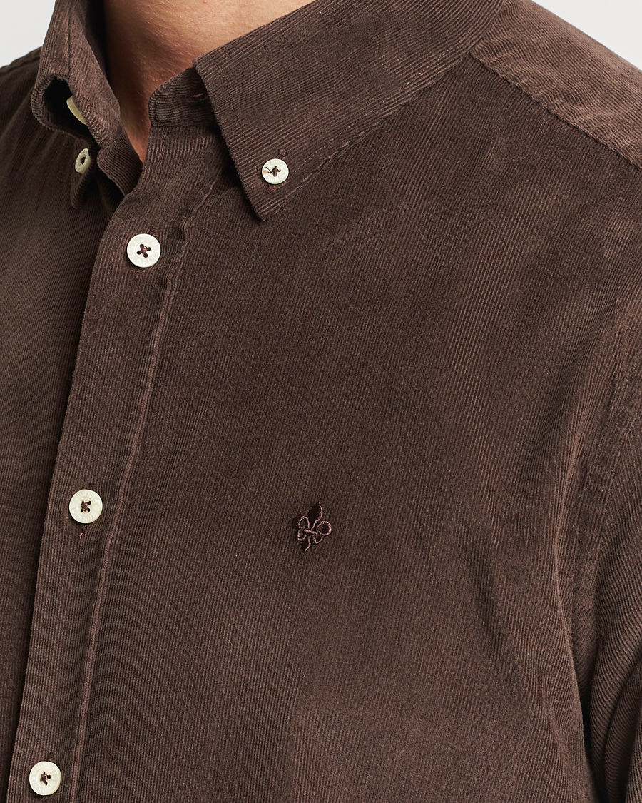 Men | Shirts | Morris | Douglas Corduroy Shirt Brown