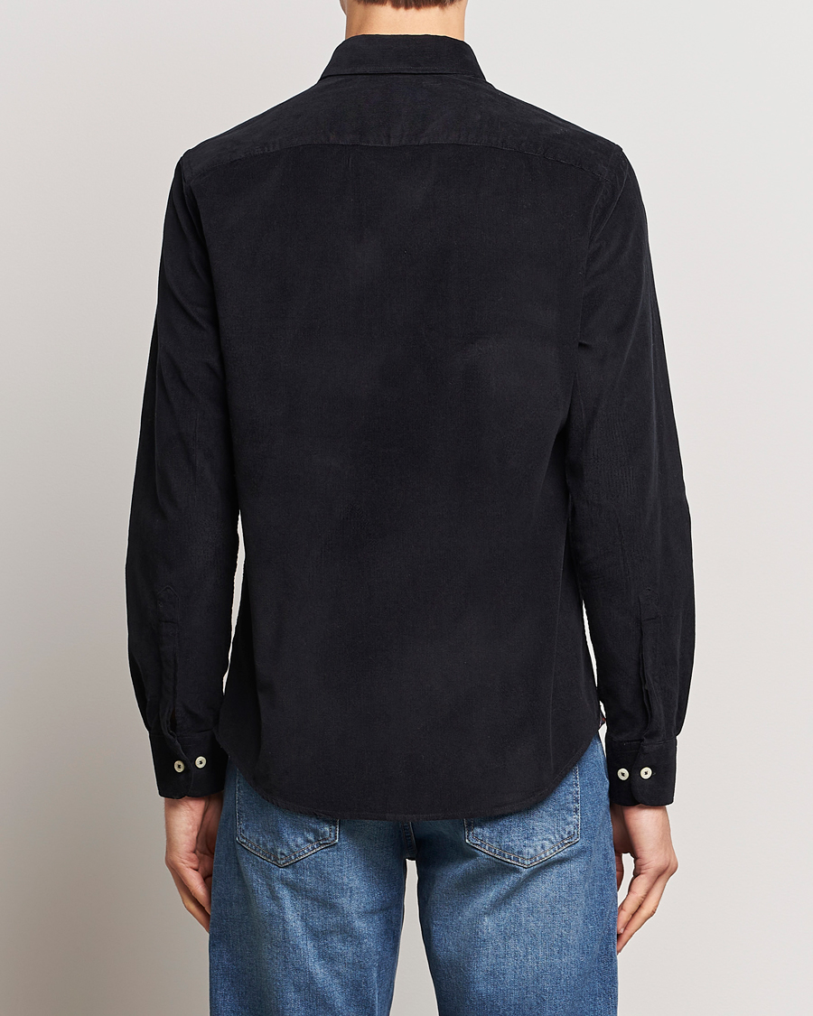 Men | Shirts | Morris | Douglas Corduroy Shirt Black