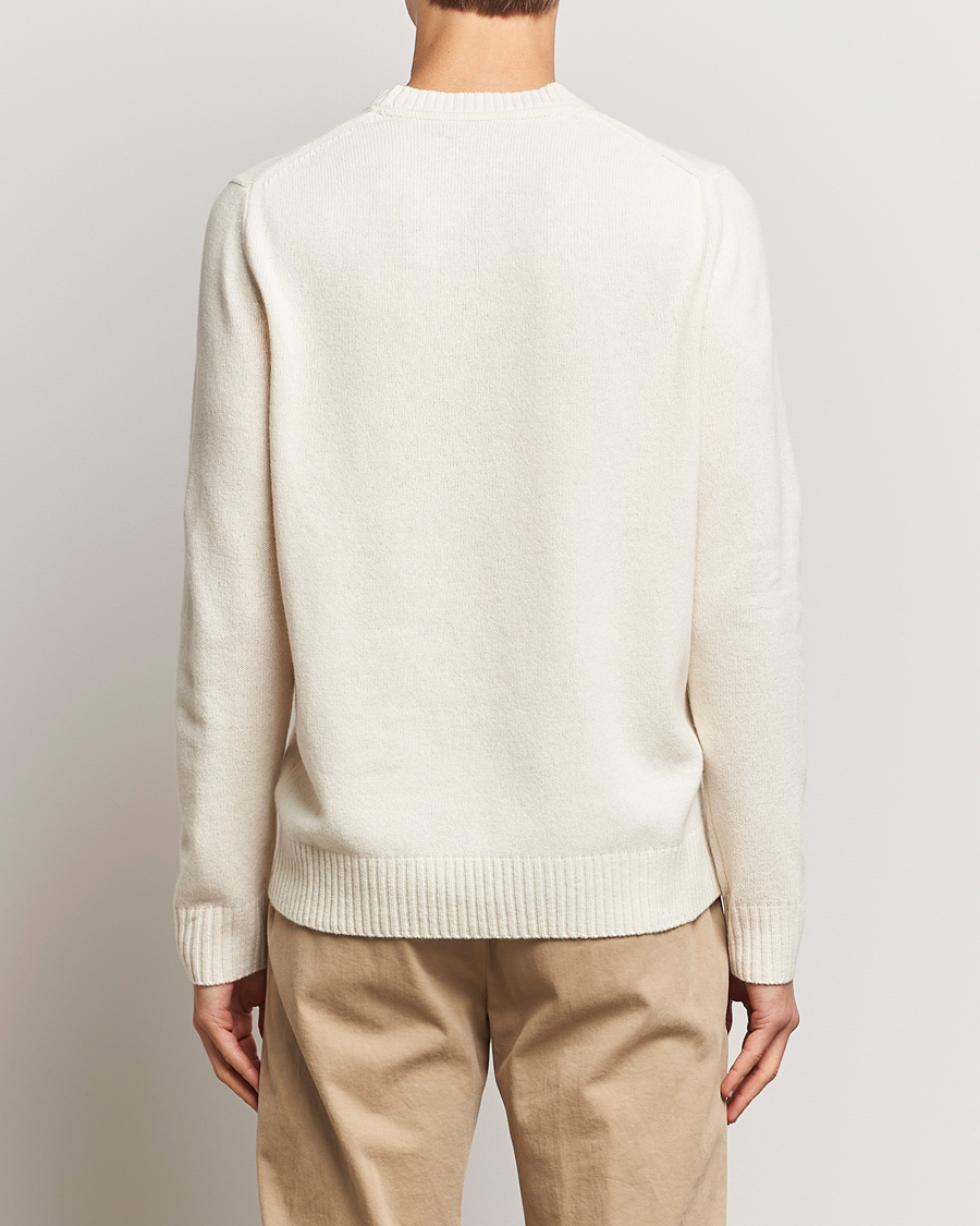 Men | Sweaters & Knitwear | Morris | Newton Crew Neck Off White